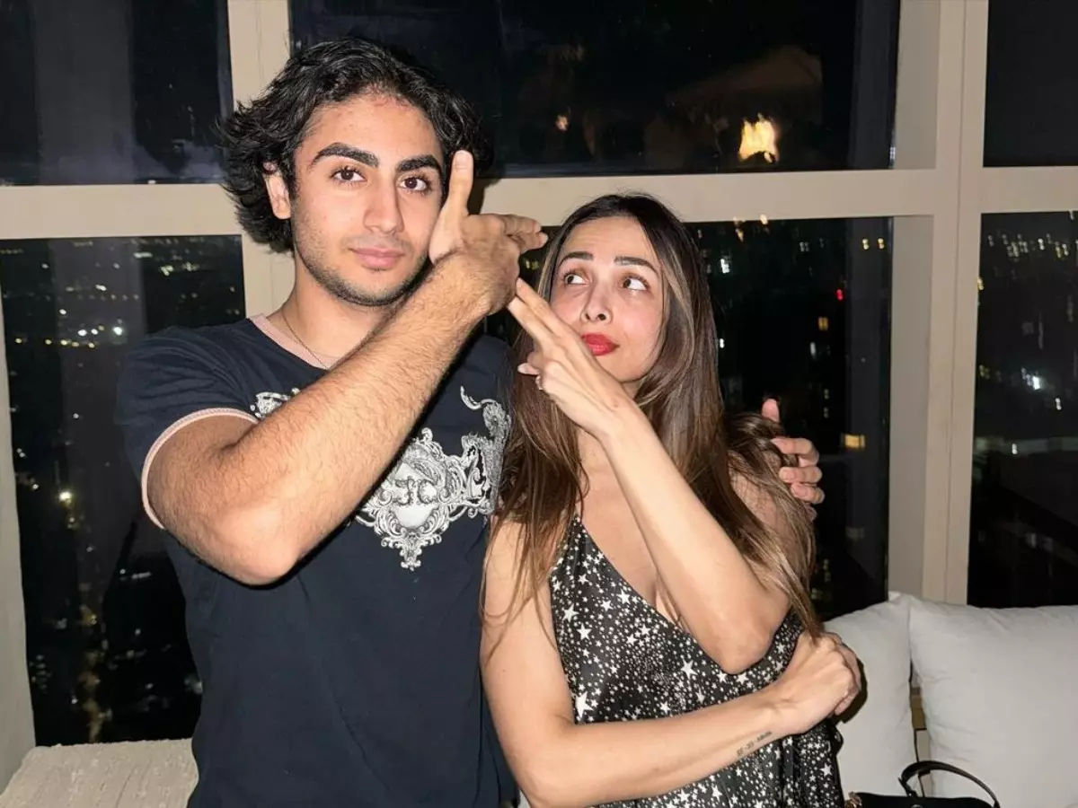 Malaika Arora with son Malaika Arora birthday